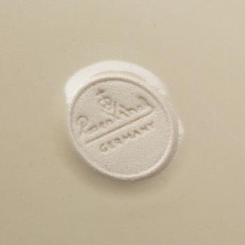 FONDUESET, 9 delar, porslin, "Flash One" Dorothy Hafner, Rosenthal.