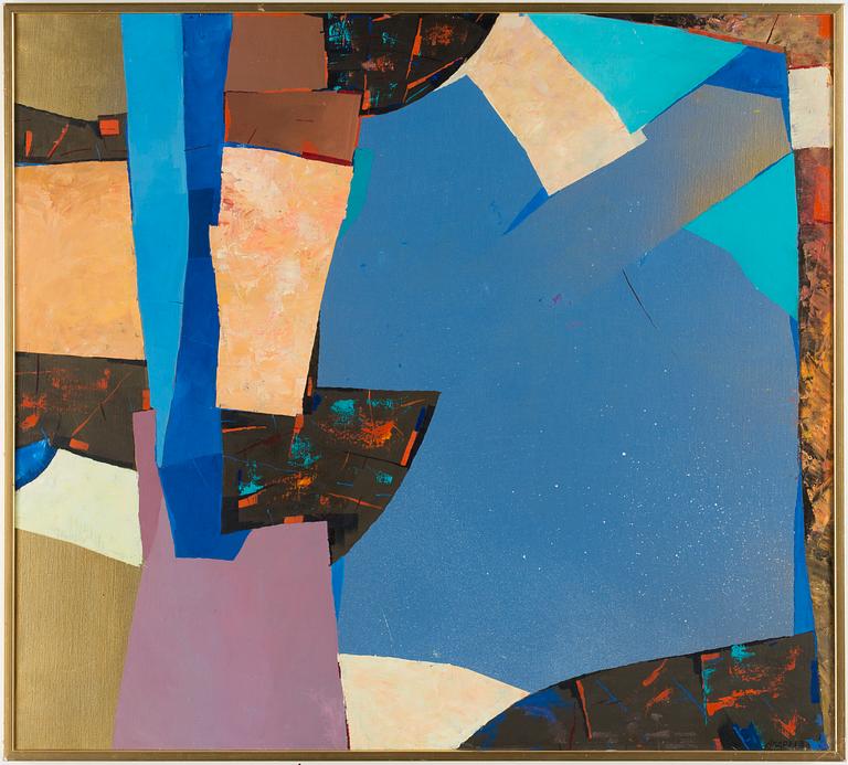 VIKTOR ANDREEV, mixed media on paper, signed.