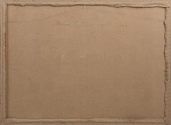 Marina Zitting, olja på duk, a tergo signerad och daterad 1992.