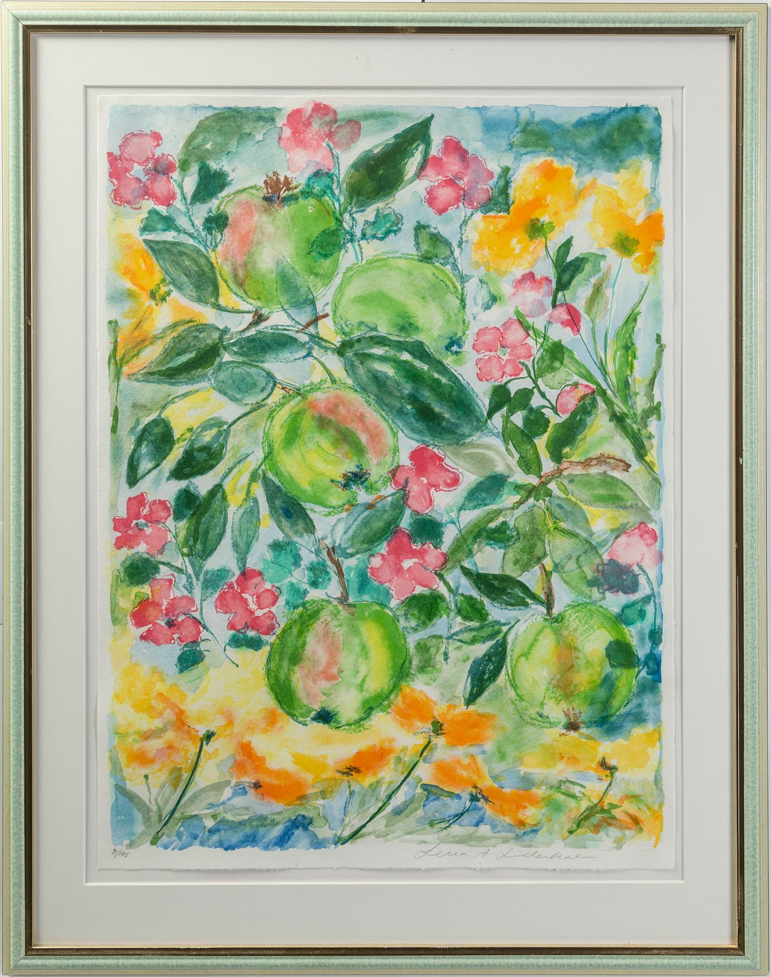 LENA LINDERHOLM, litografi, signerad och numrerad 91/175.