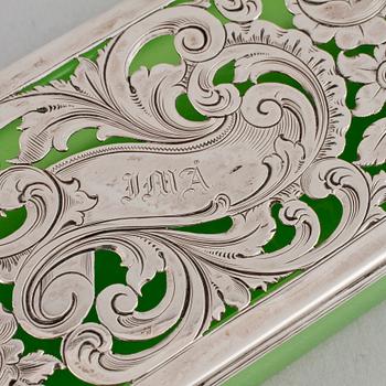 ASK, glas och silver, Sverige, 1851.
