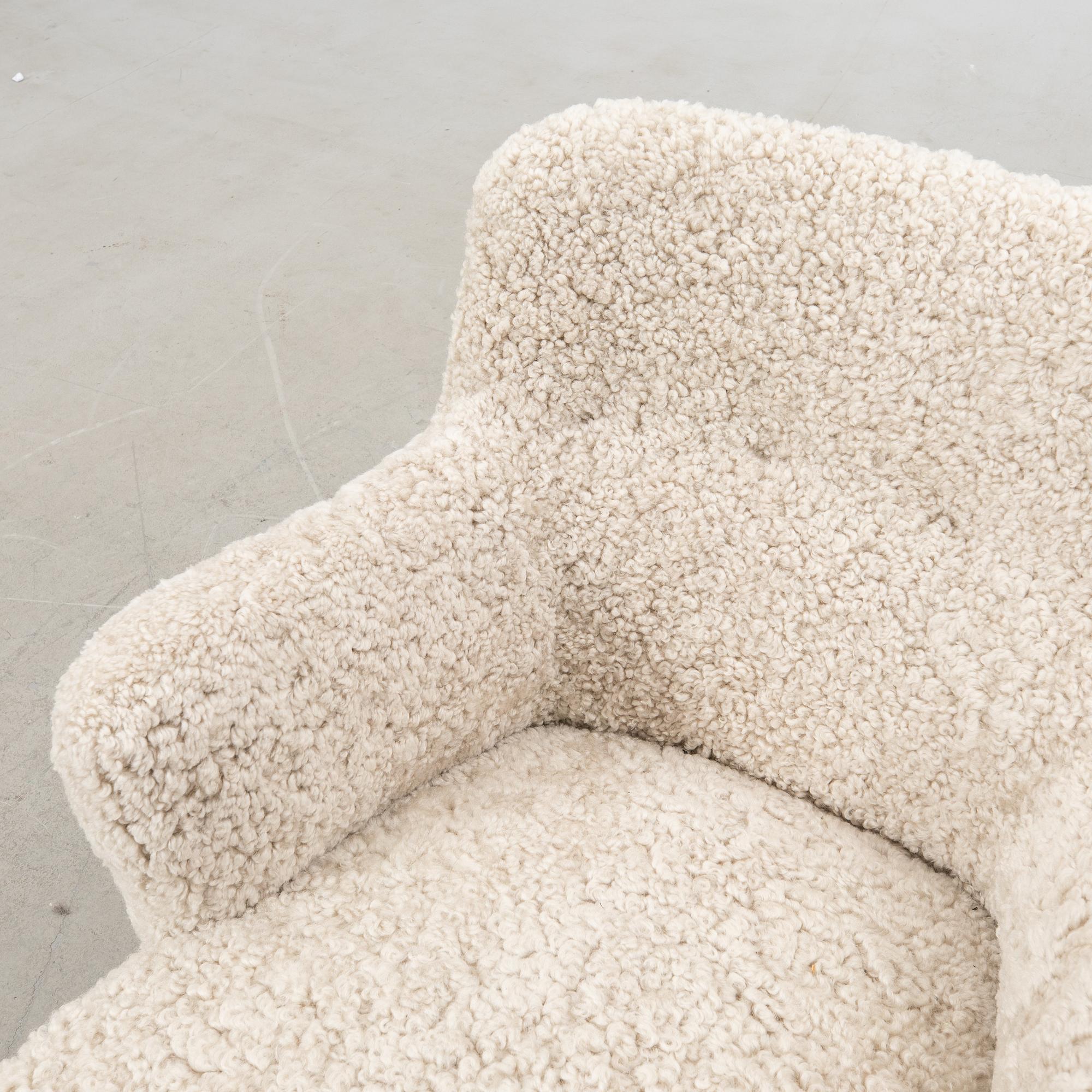 Fåtöljer ett par Danmark 1900-talets mitt/andra hälft.