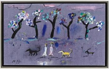 MADELEINE PYK, olja på duk, signerad.