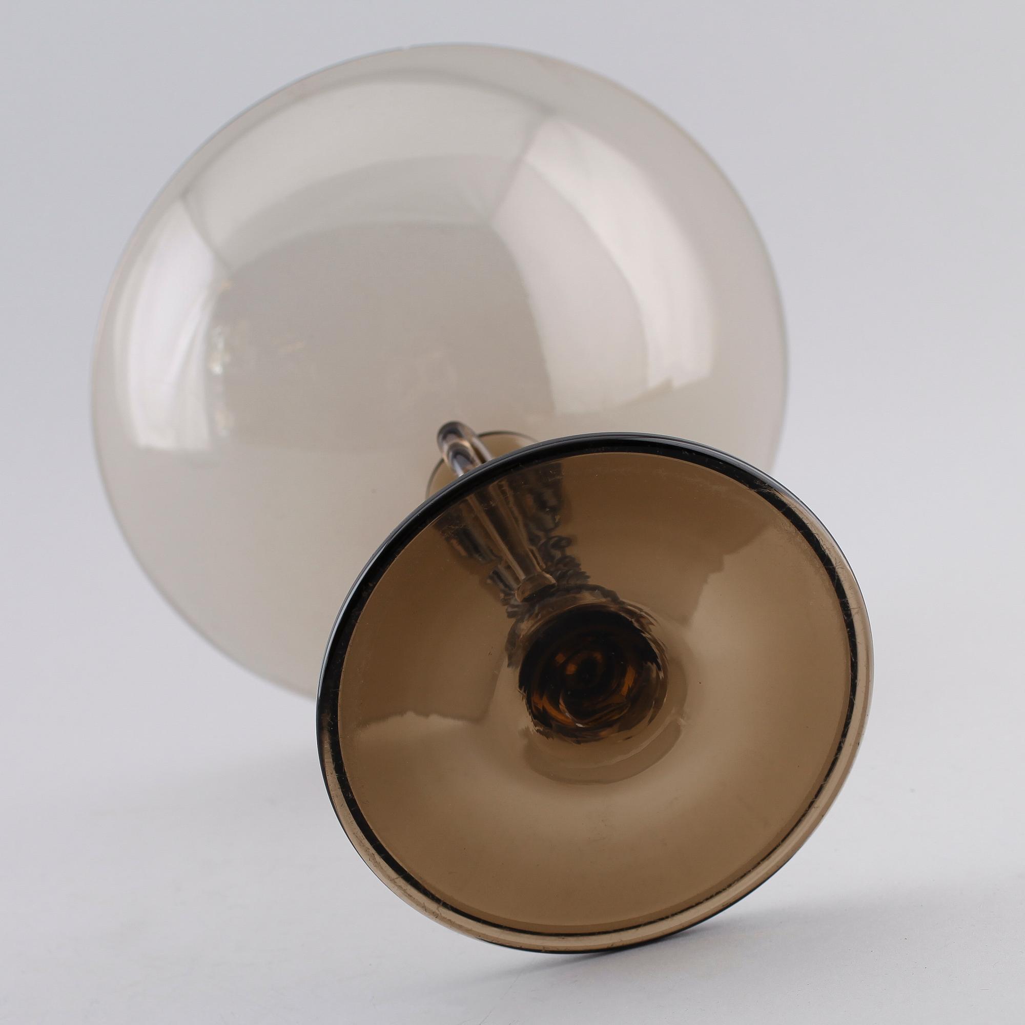 SKÅL PÅ FOT, glas, "Vingarna", Simon Gate, Sandvik, omkring, 1920.