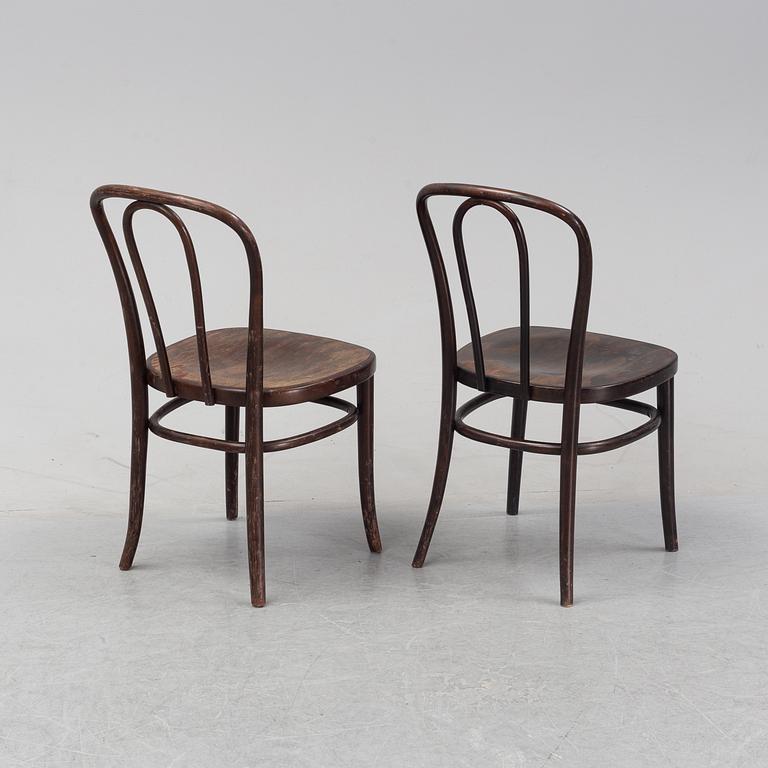 A set of eight wooden chairs, Gemla, Sweden, late 20th century.