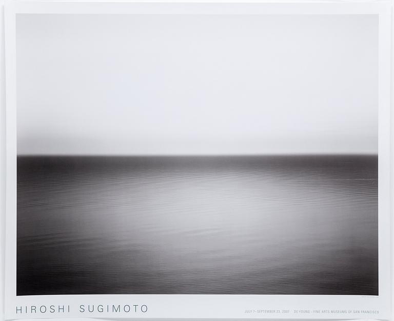 An offset print/poster by Hiroshi Sugimoto for de young fine arts museum San Francisco, 2007.