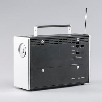 RADIO, Braun T1000, formgiven av Dieter Rams för Braun 1962.