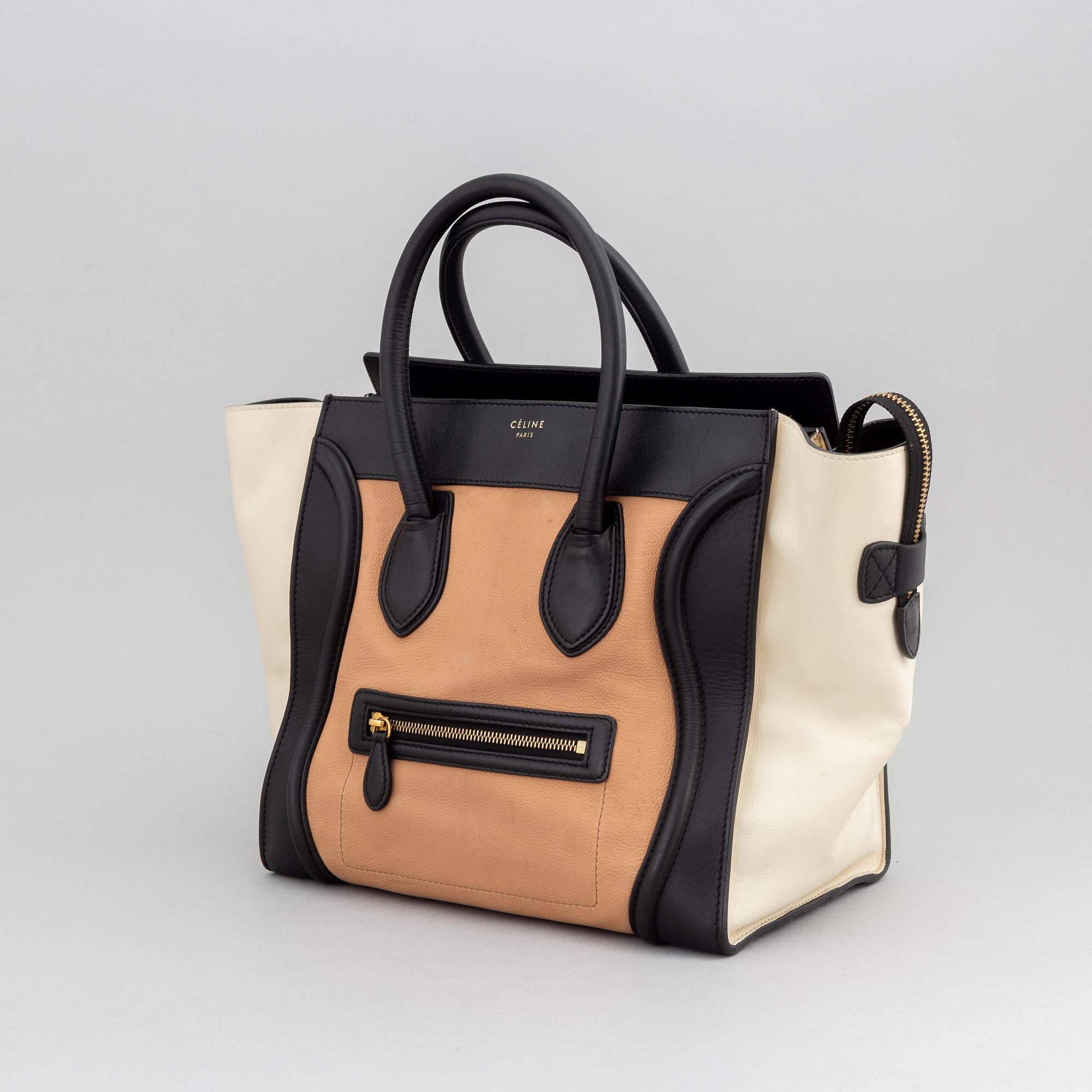 Céline, a leather 'Luggage' handbag.