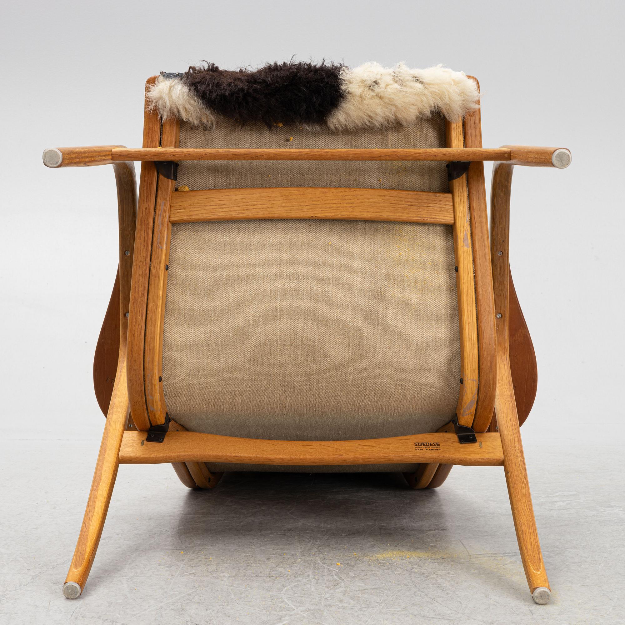 Yngve Ekström, fåtölj, ” Lamino”, Swedese.