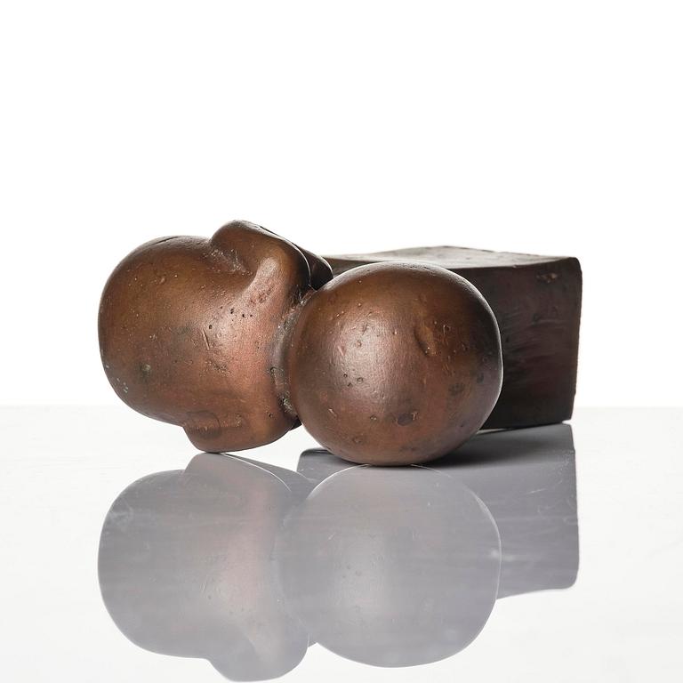 Lisa Larson, "Myran", a bronze sculpture, Scandia Present, ca 1978, ed. 758/999.