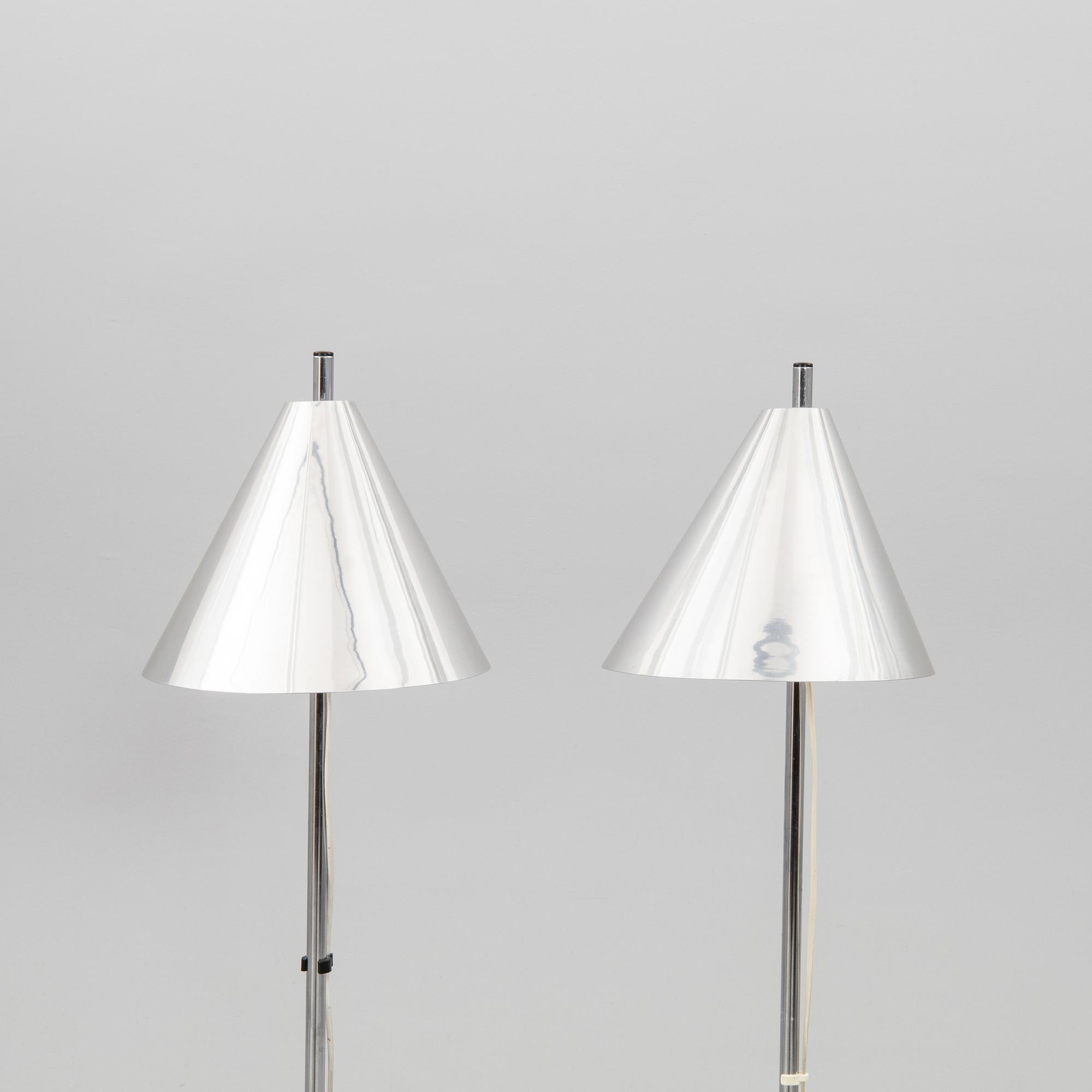 Hans-Agne Jakobsson, golvlampor, 2 st, "G-185", Hans-Agne Jakobsson AB, Markaryd,