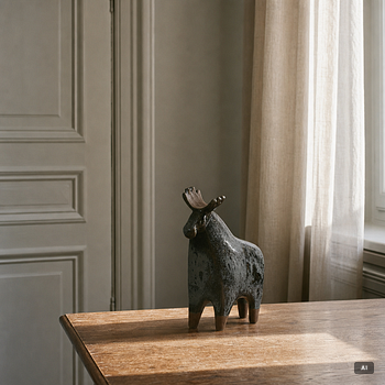 Lisa Larson, A figure, "Älg", Gustavsberg.