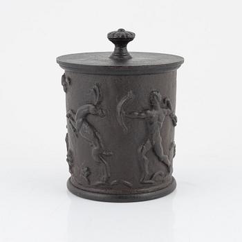 Carl Elmberg, tobaksburk, gjutjärn, Näfveqvarn, 1920/30-tal.