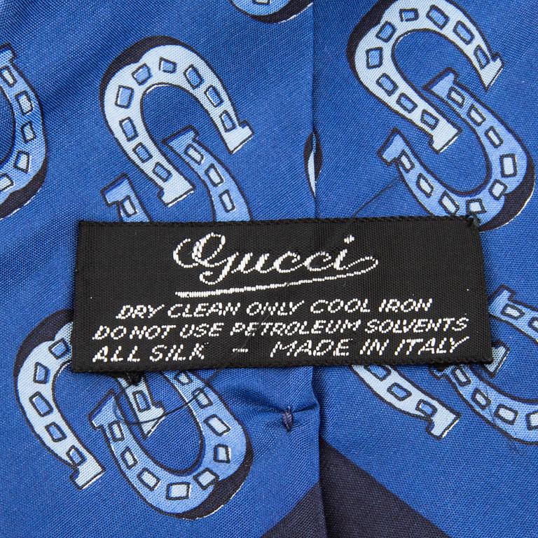 Gucci, slipsar 3 st sent 1900-tal.