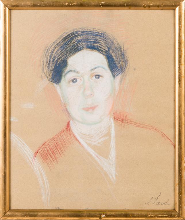 ANTTI FAVÉN, mixed media, signed.