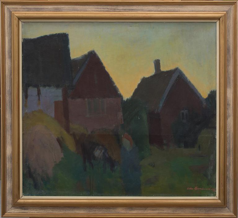 OLLE SVANLUND, olja på duk, sign och daterad -48.