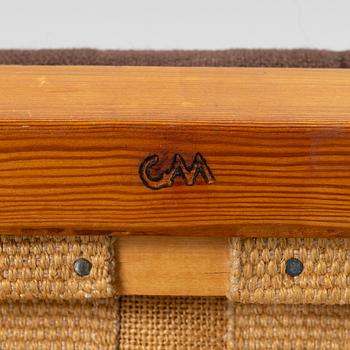 Carl Malmsten, armchairs, a pair, model "Stugan", Swedish Pine, Karl Andersson & Söner, Huskvarna 1950s.