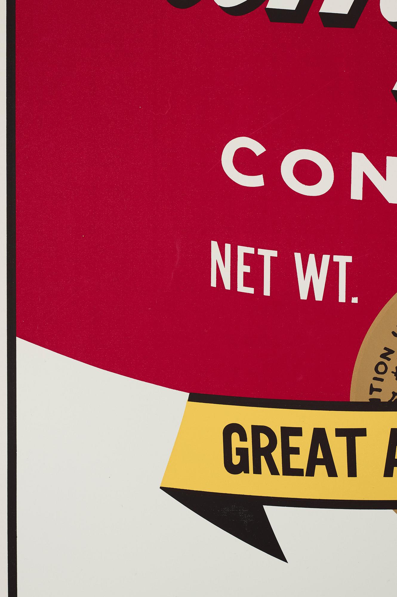 Andy Warhol, "Cheddar Cheese", ur: "Campbell's soup II".