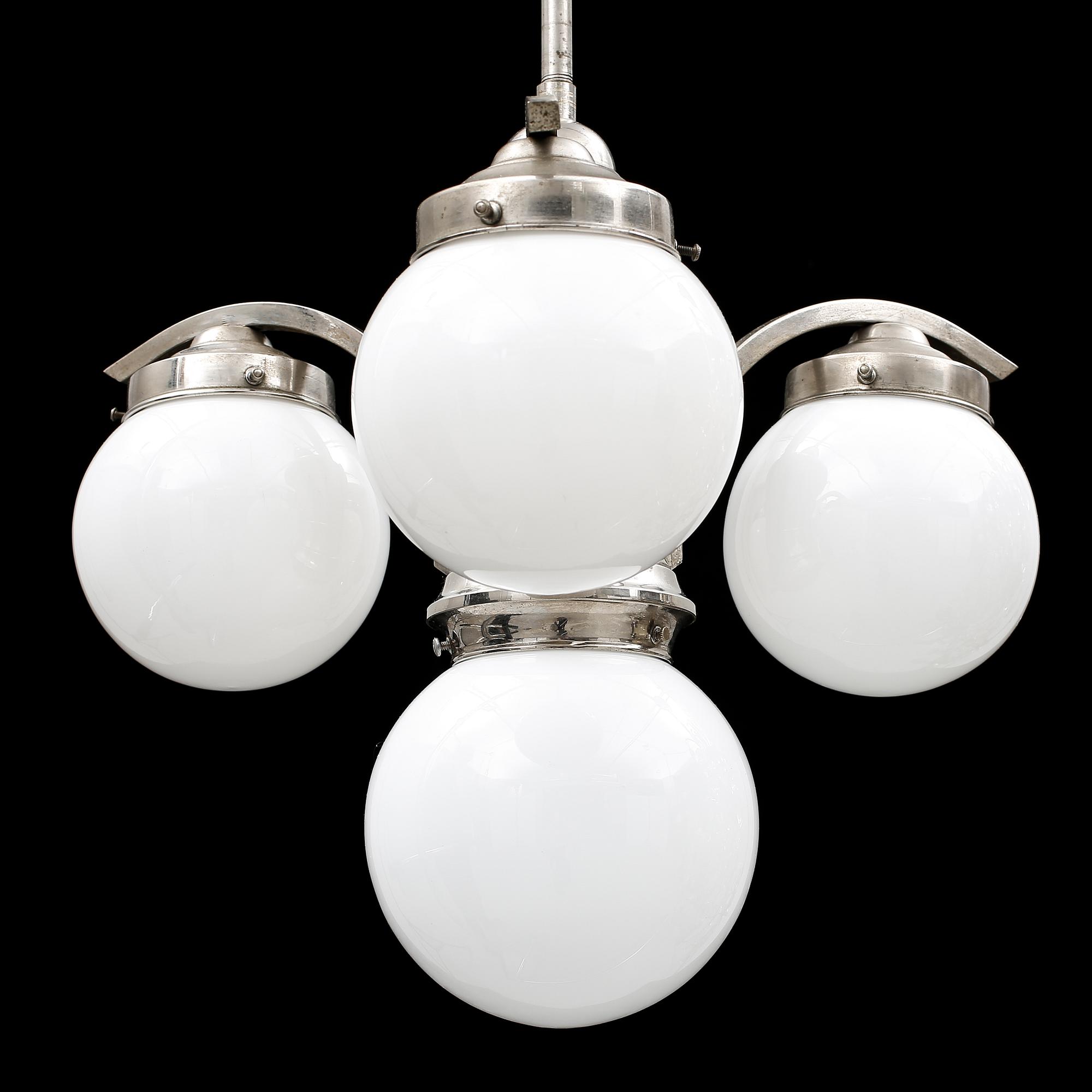 TAKLAMPA, art deco, 1940-tal.