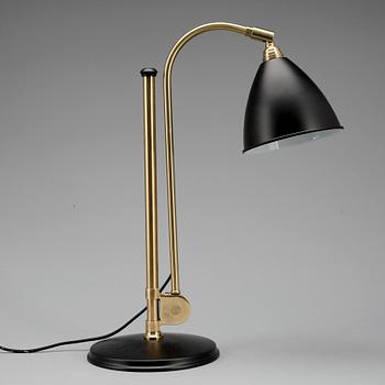 BORDSLAMPA, plåt/mässing, "Bestlite" LB 1, England, 2000-tal.