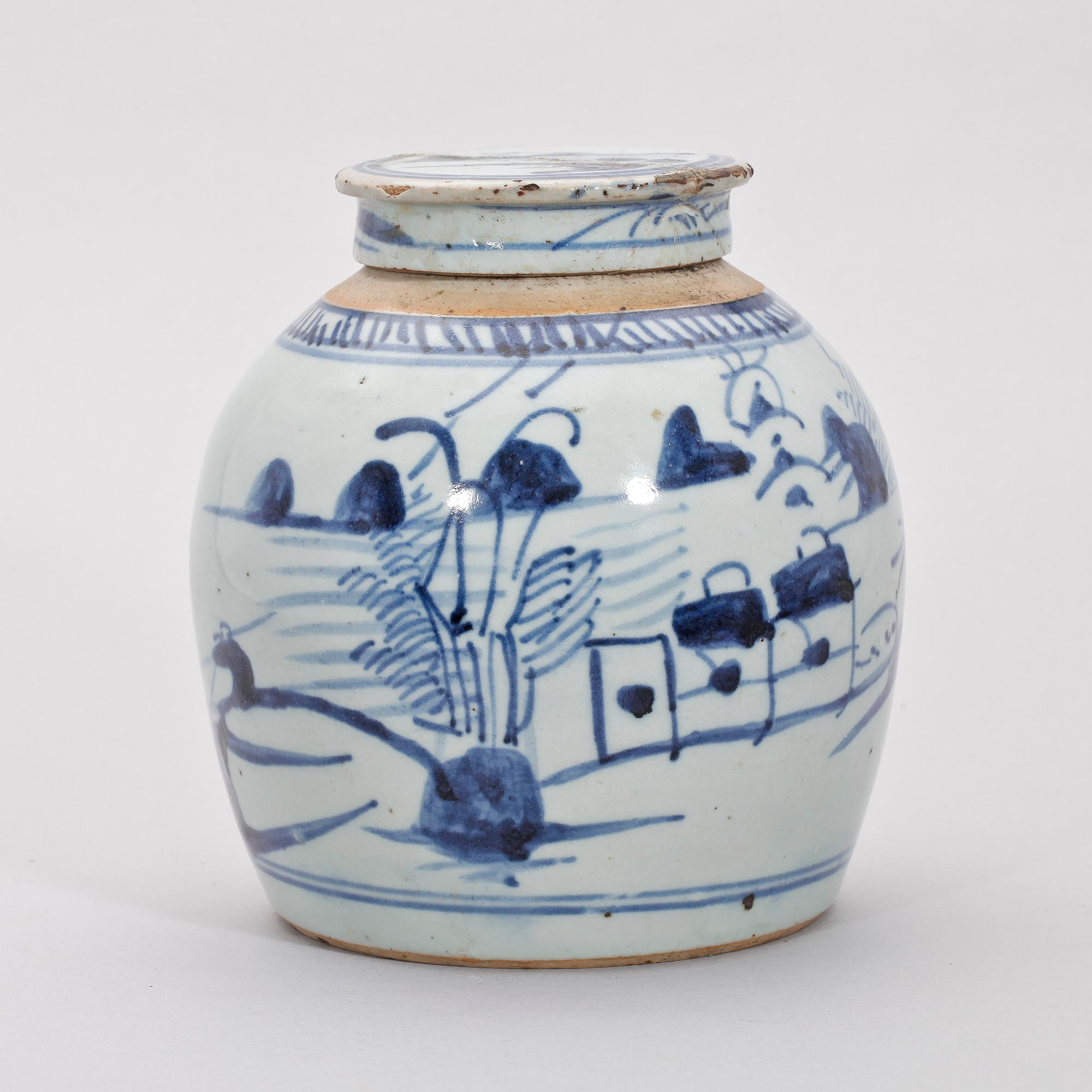 BOJAN MED LOCK, porslin, Kina, 1800-tal.