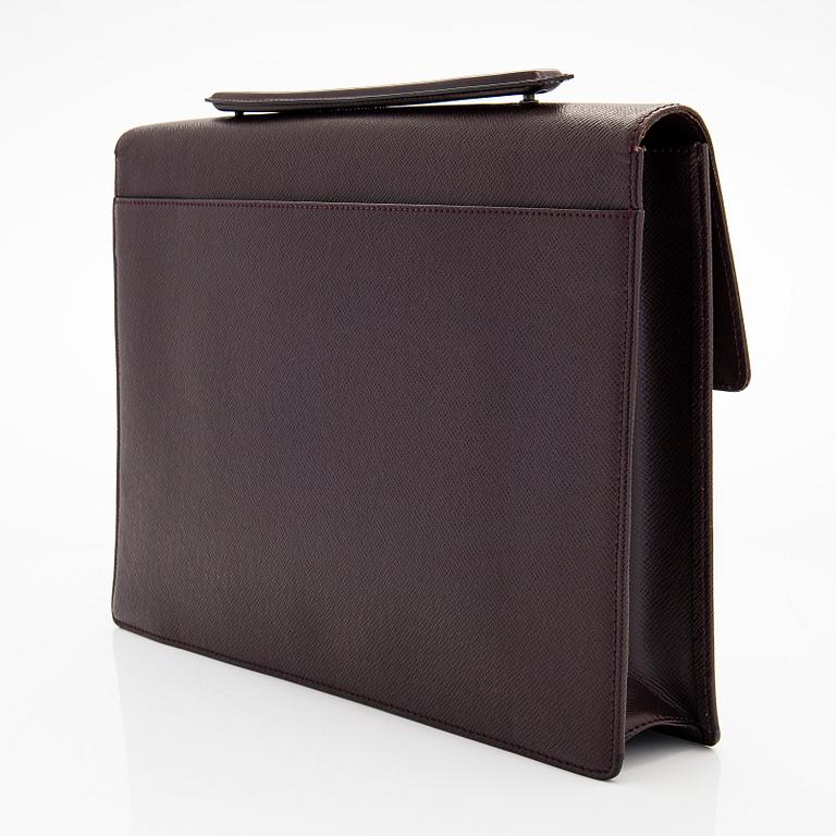 Louis Vuitton, a Taiga leather 'Porte-Document Angara', briefcase.