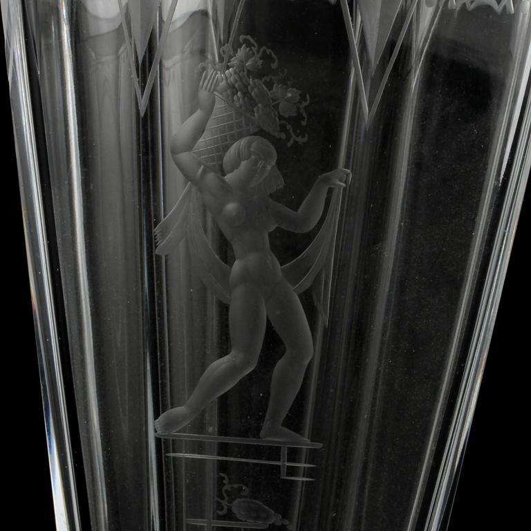 VAS, glas, Elme glasbruk, 1900-talets andra kvartal.