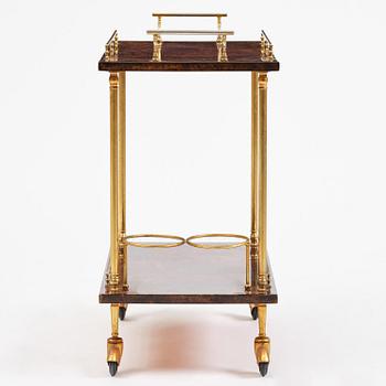 Aldo Tura, a serving trolley, Milan, Italy, 1960s-70s.