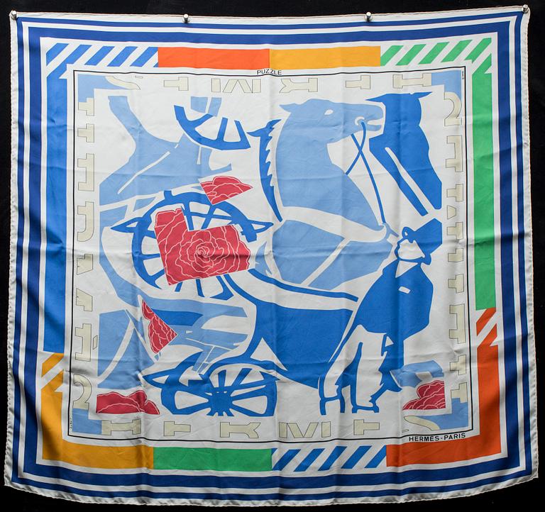 SCARF, "Puzzle", Hermès.