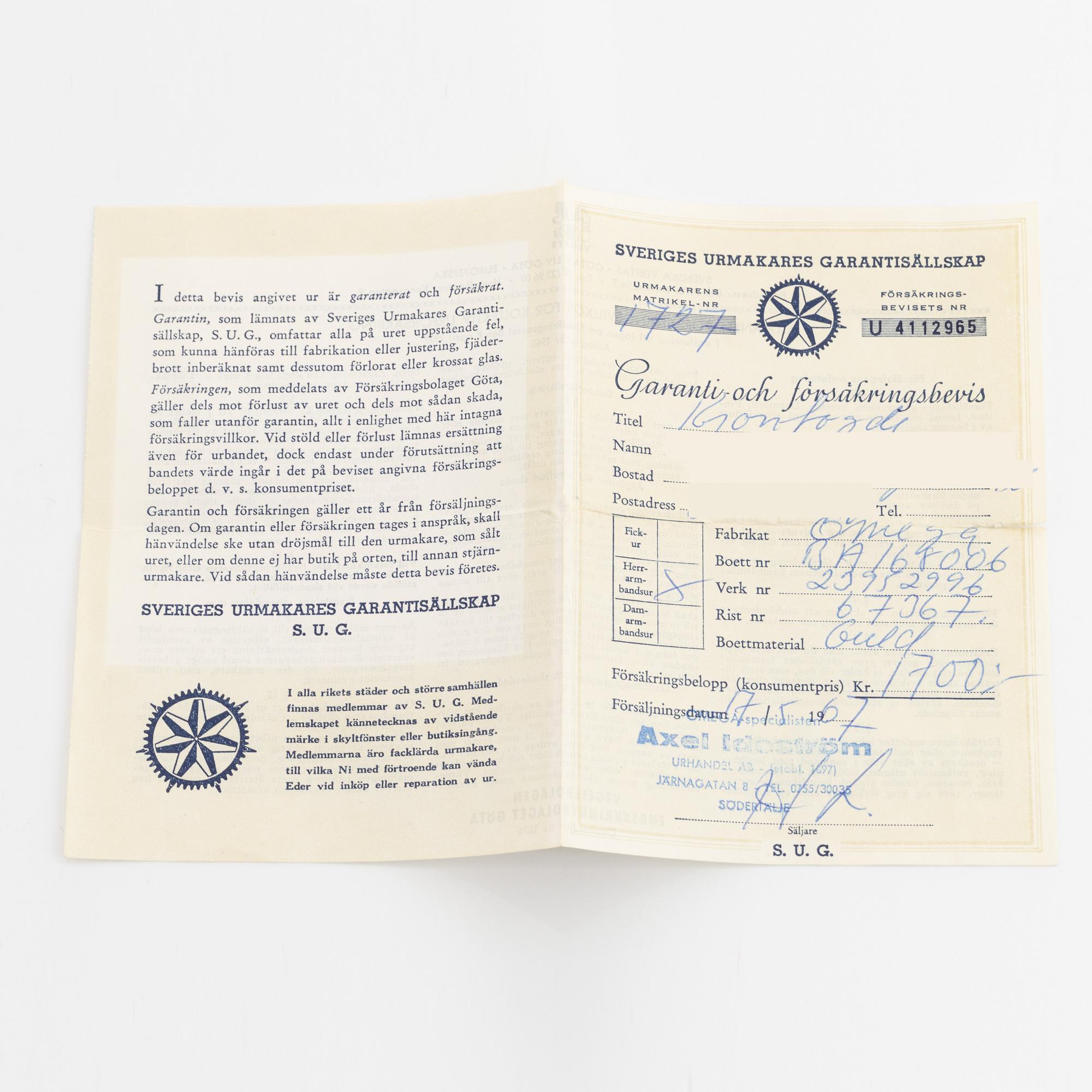 Omega, Constellation, Calendar, "Pie-Pan", armbandsur, 34,5 mm.