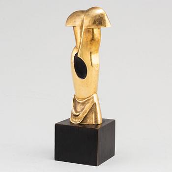 CHRISTIAN BERG, skulptur i brons signerad C.B.