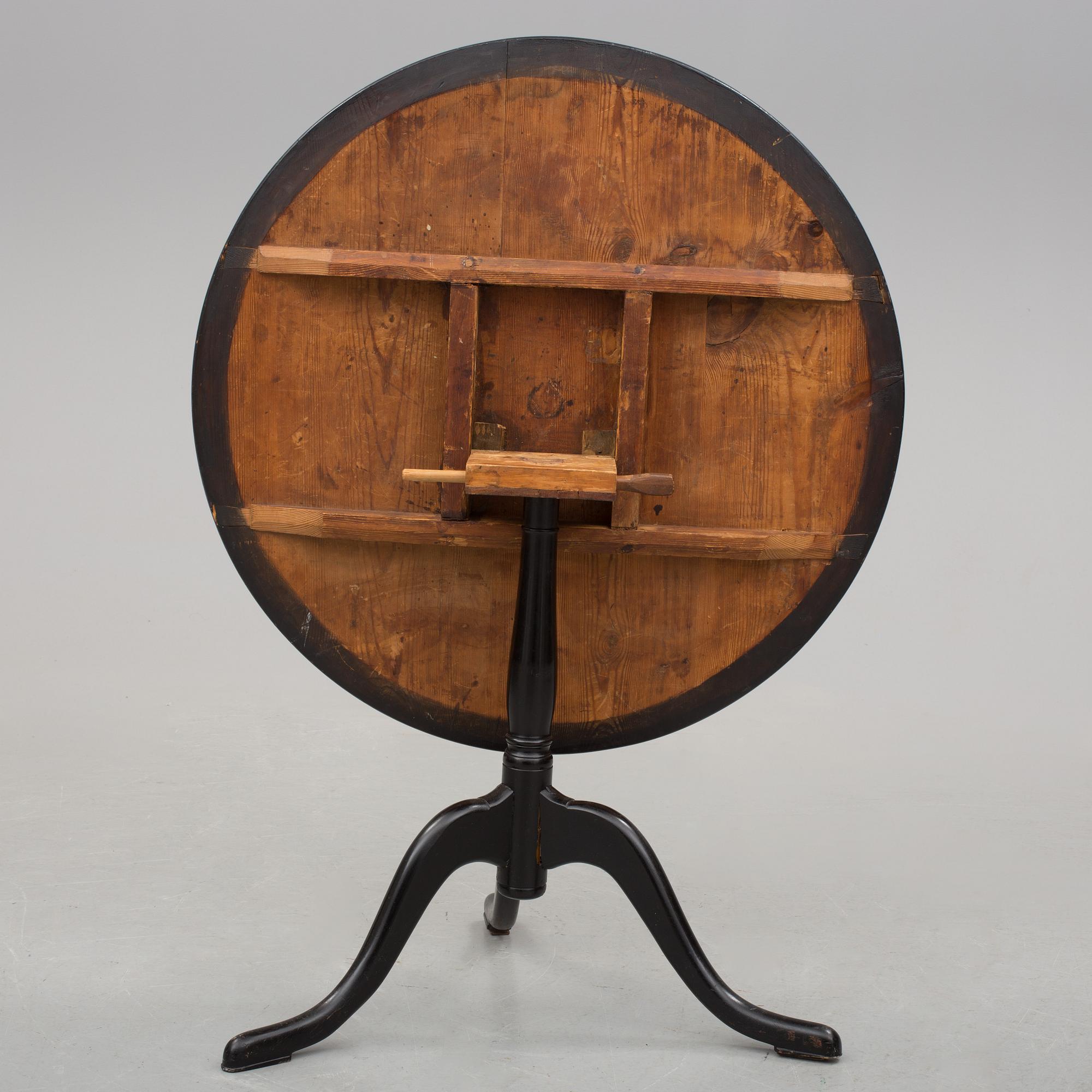 FÄLLBORD, 1800-tal.