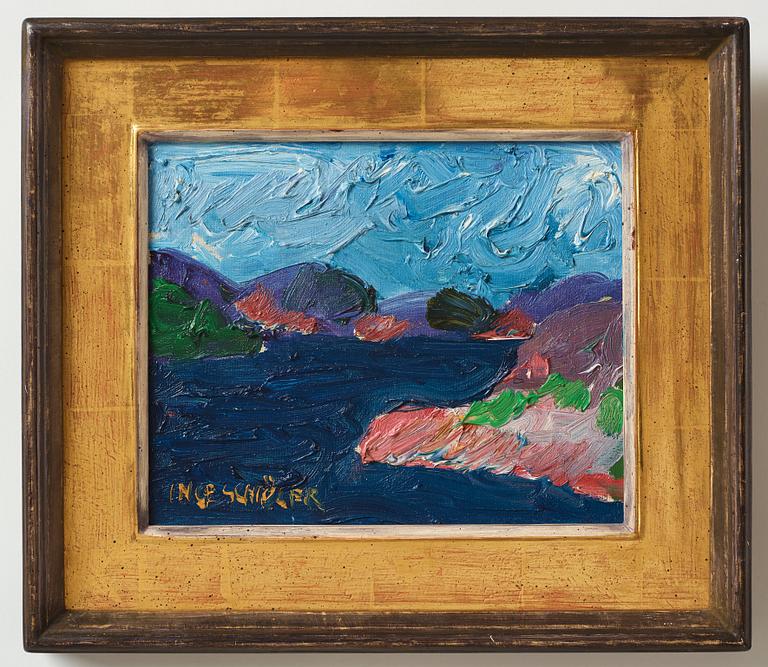 Inge Schiöler, Coastal scene.