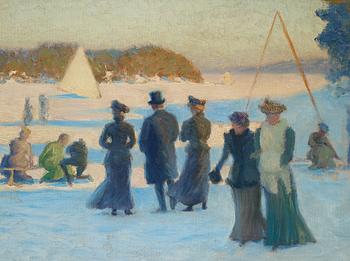 Robert Thegerström, "Vinteridrott" (Winter sports).