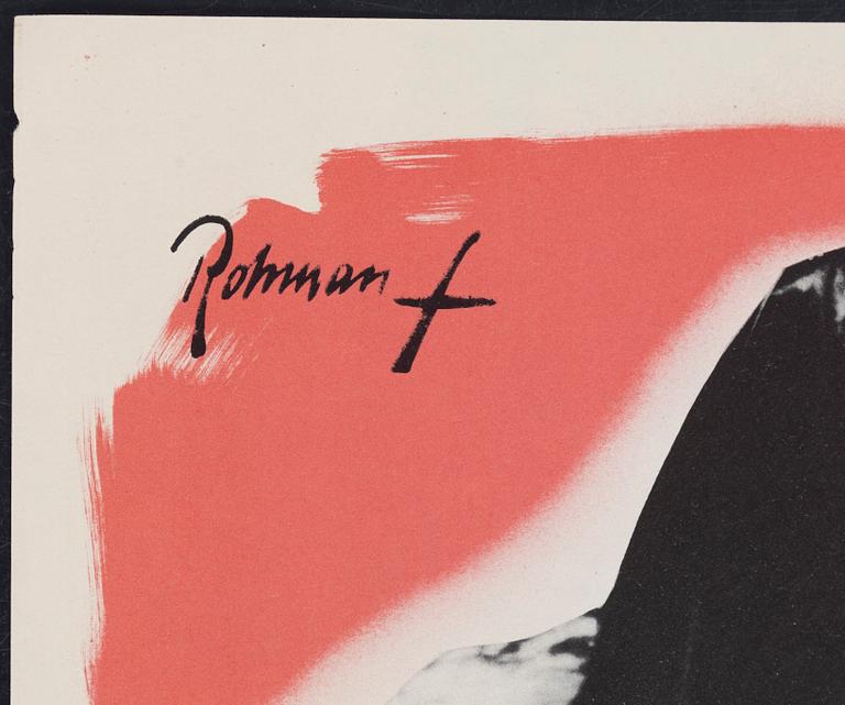 Eric Rohman, a vintage movie poster, 'Gilda', 1946.