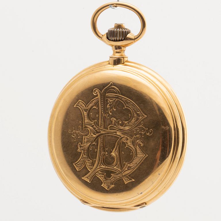 POCKET WATCH, hunter, Gèneve Schweiz, 54 mm.