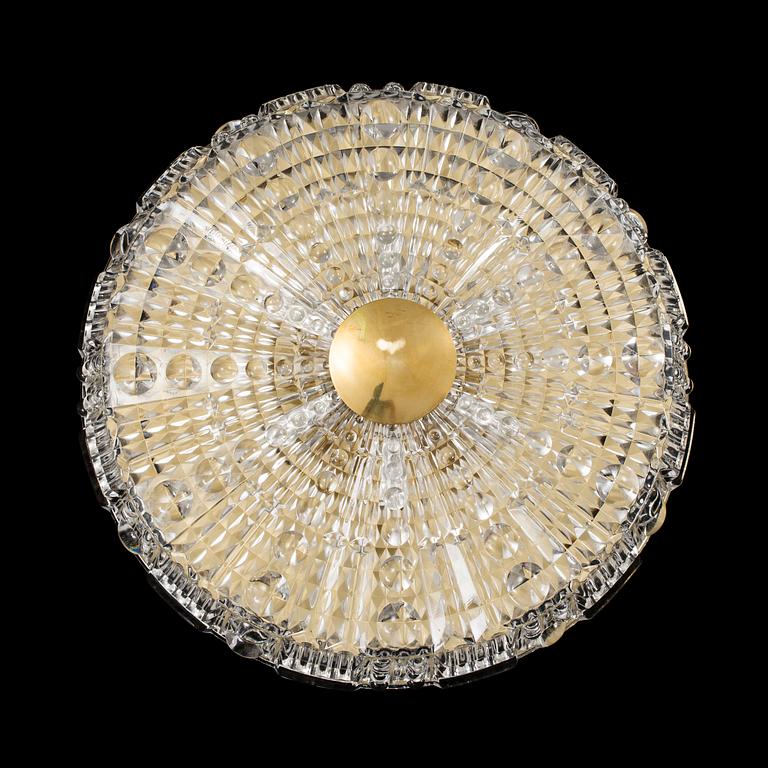 CARL FAGERLUND, takplafond, glas, Orrefors, 1900-talets mitt.