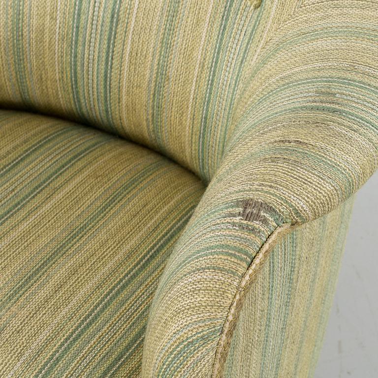 A CARL MALMSTEN SAMSAS ARMCHAIR.