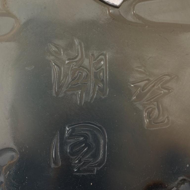 HÄNGE, dendrisk kvarts, Qingdynastin, 1800-tal.