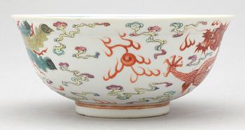 SKÅL, porslin, Kina, Guangxus (1875-1908).