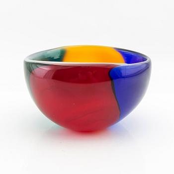 Berit Johansson, bowl for Salviati, signed.