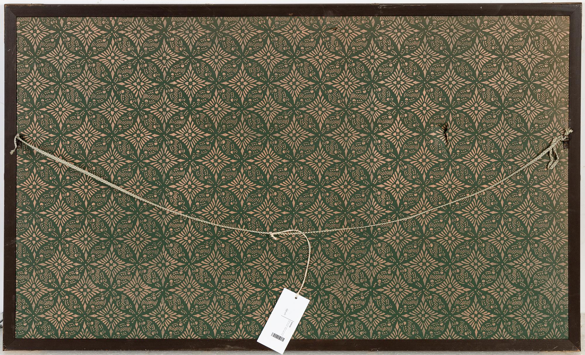 A painting, ink and colour on silk, probably Korea, 20 th century.