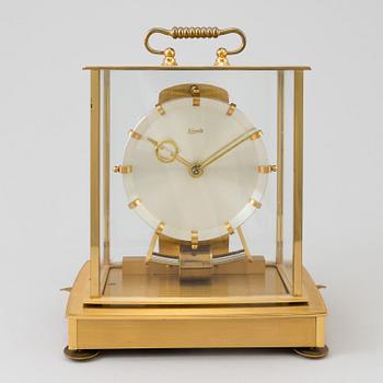 A table clocks, brass, Kundo, 20th century.