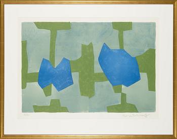 Serge Poliakoff, lithograph in colours, signed and numbered 16/80.