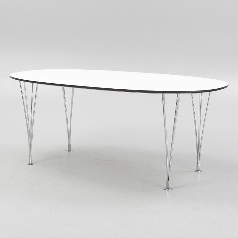 Bruno Mathsson & Piet Hein, dining table, "Superellipse", Bruno Mathsson International AB, Värnamo, 2011.