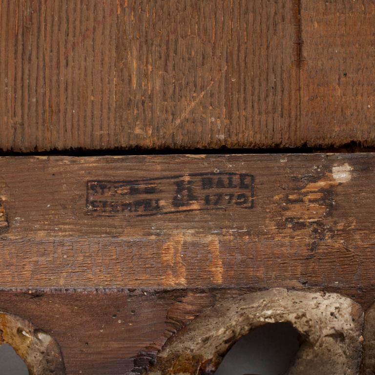 A Swedish Rococo 1770's mirror by J. Åkerblad.