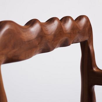 Niklas Runesson, a unique easy chair, executed in his own studio in 2021.