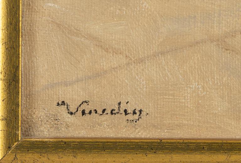 Frans Wilhelm Odelmark, At the Palazzo Ducale, Venice.