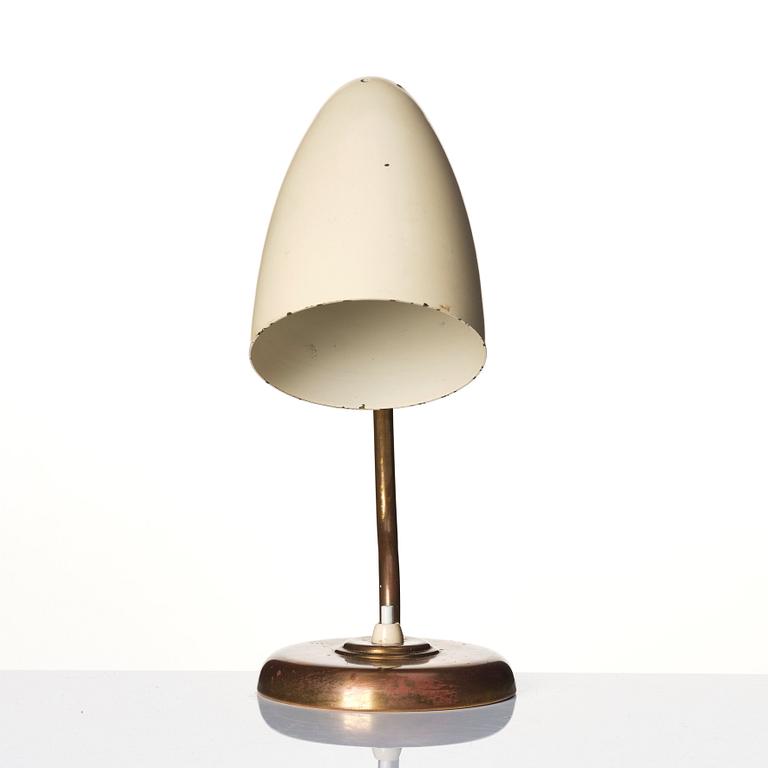 Harald Notini, bordslampa, modell "15480", Arvid Böhlmarks Lampfabrik, Stockholm 1940-tal.