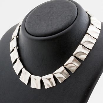 LAPPONIA NECKLACE silver, "Galactic peaks", Finland 1981.